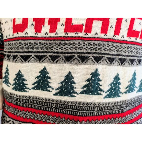 Aeropostale Womens This Is My Ugly Sweater Medium Christmas Holiday 100% Cotton - Picture 7 of 11
